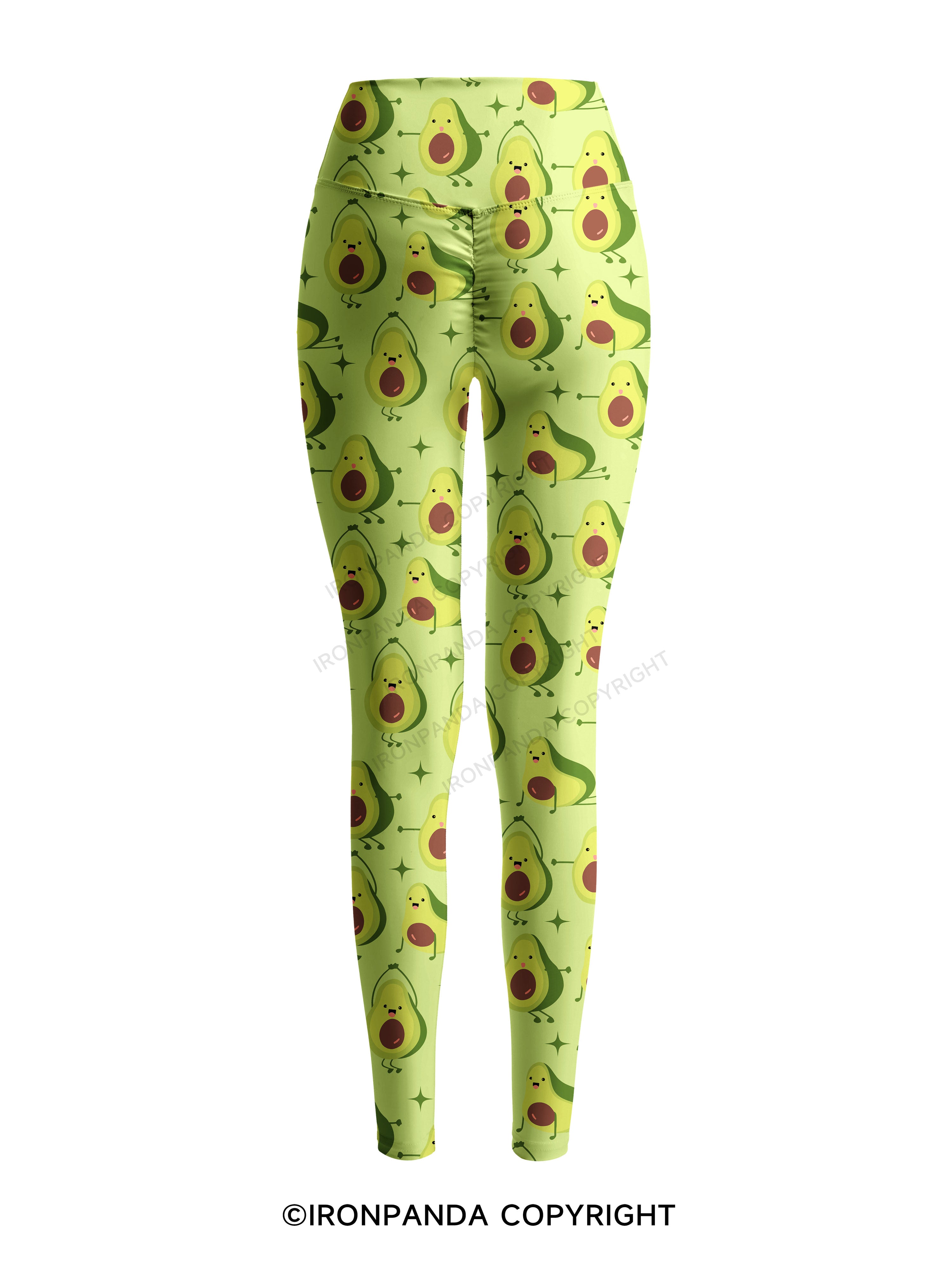 Burpee Avocado Printed Yoga Pants