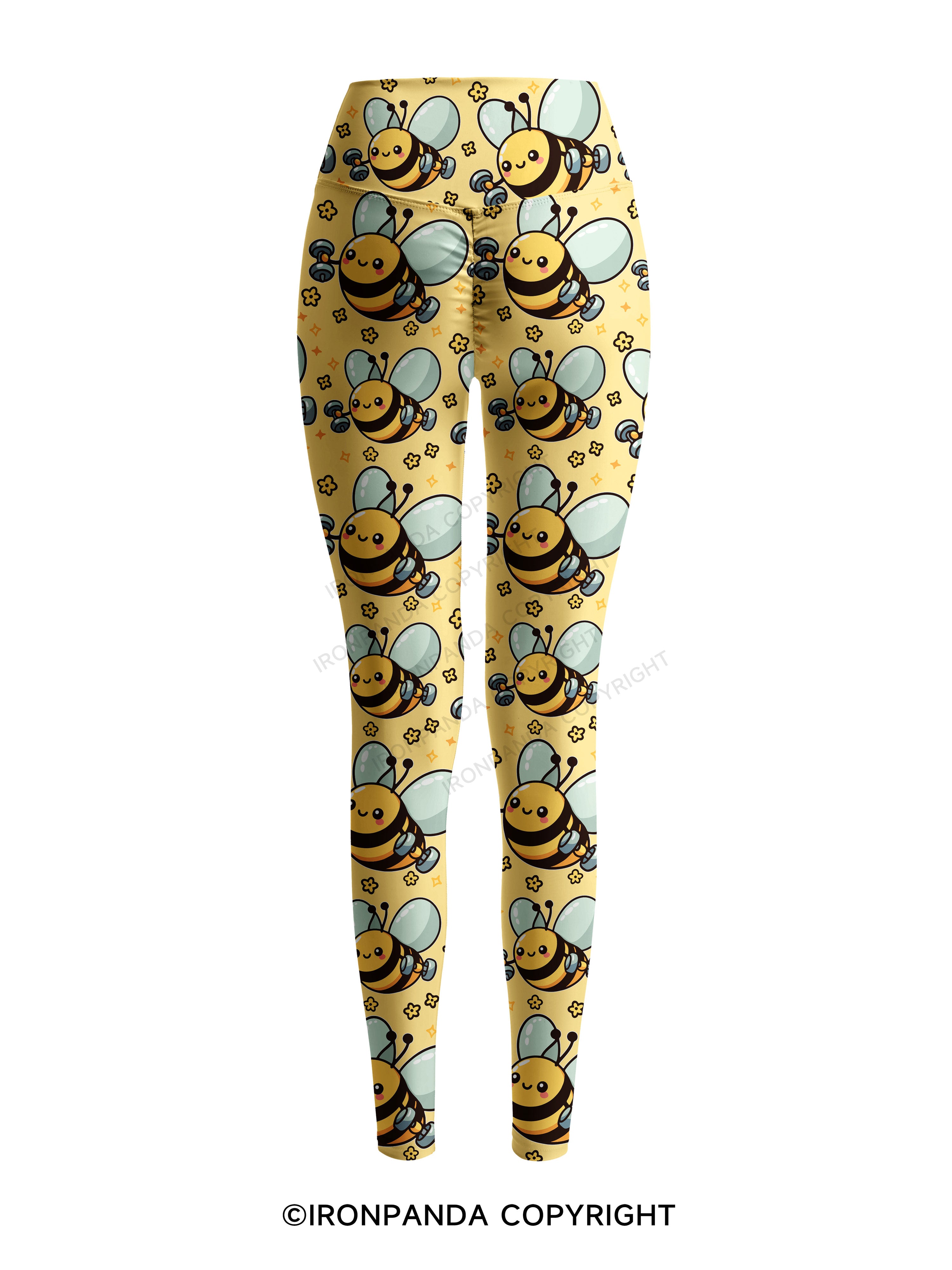Busy Bee, Gains All Day Printed Yoga Pants