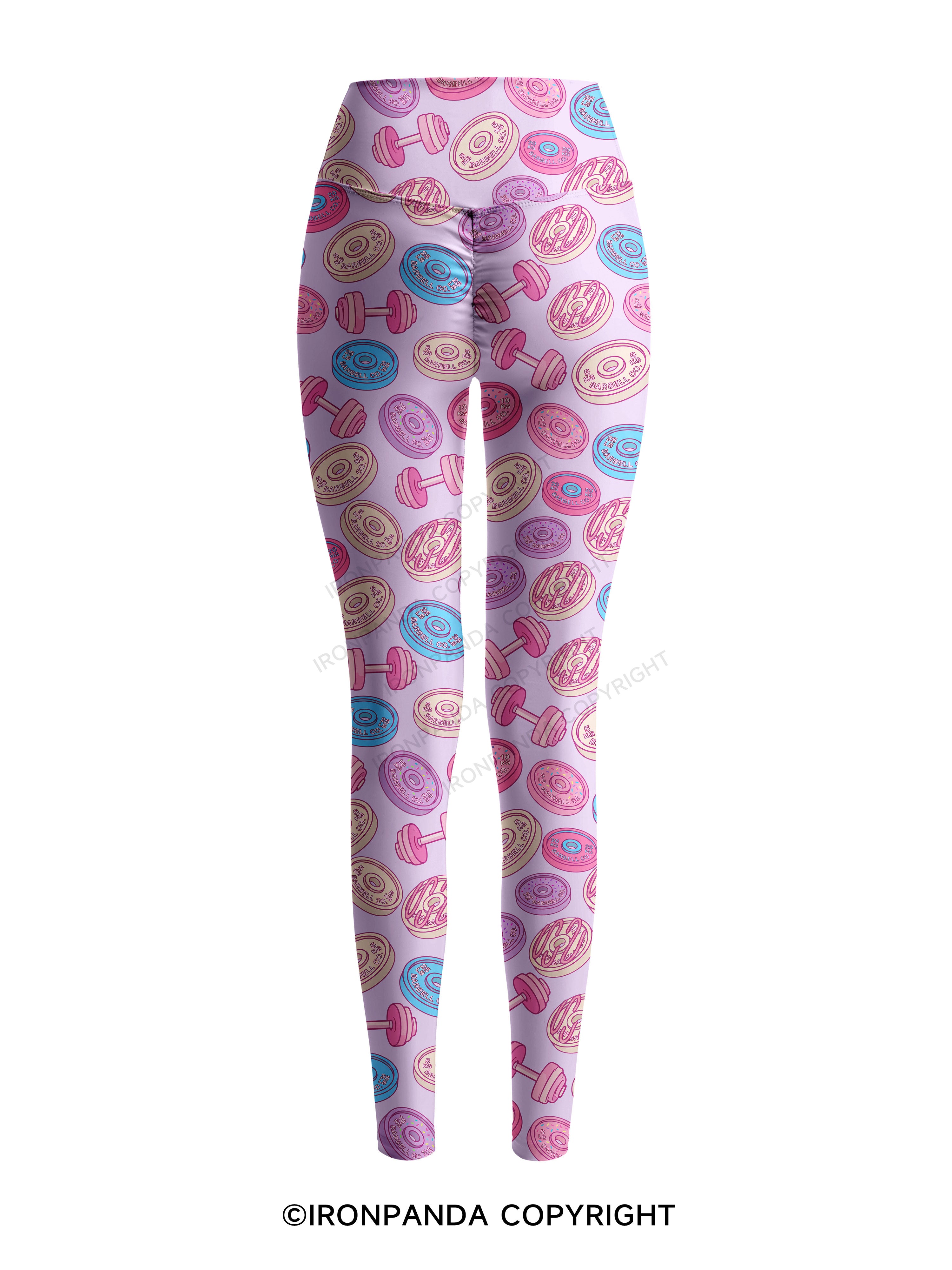 DONUT PLATES Printed Yoga Pants