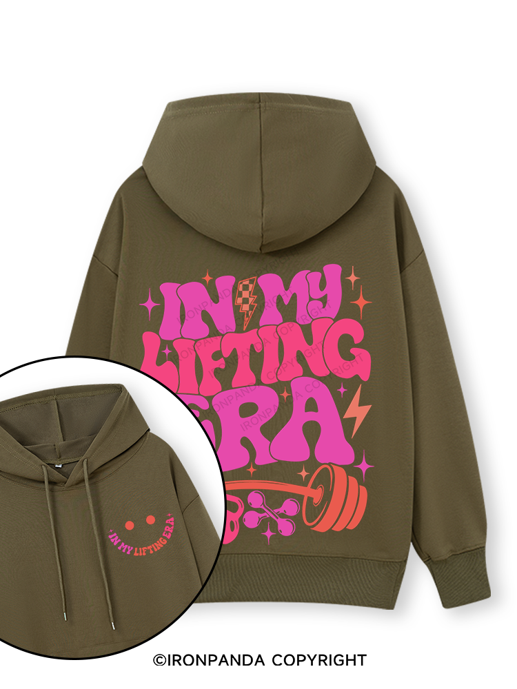In My Lifting Era Double-Sided Printed Classic Gym Hoodie