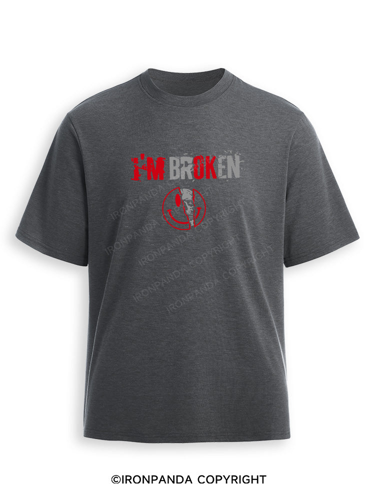I’m Broken And Smiling Ultra Soft Heather T-Shirt