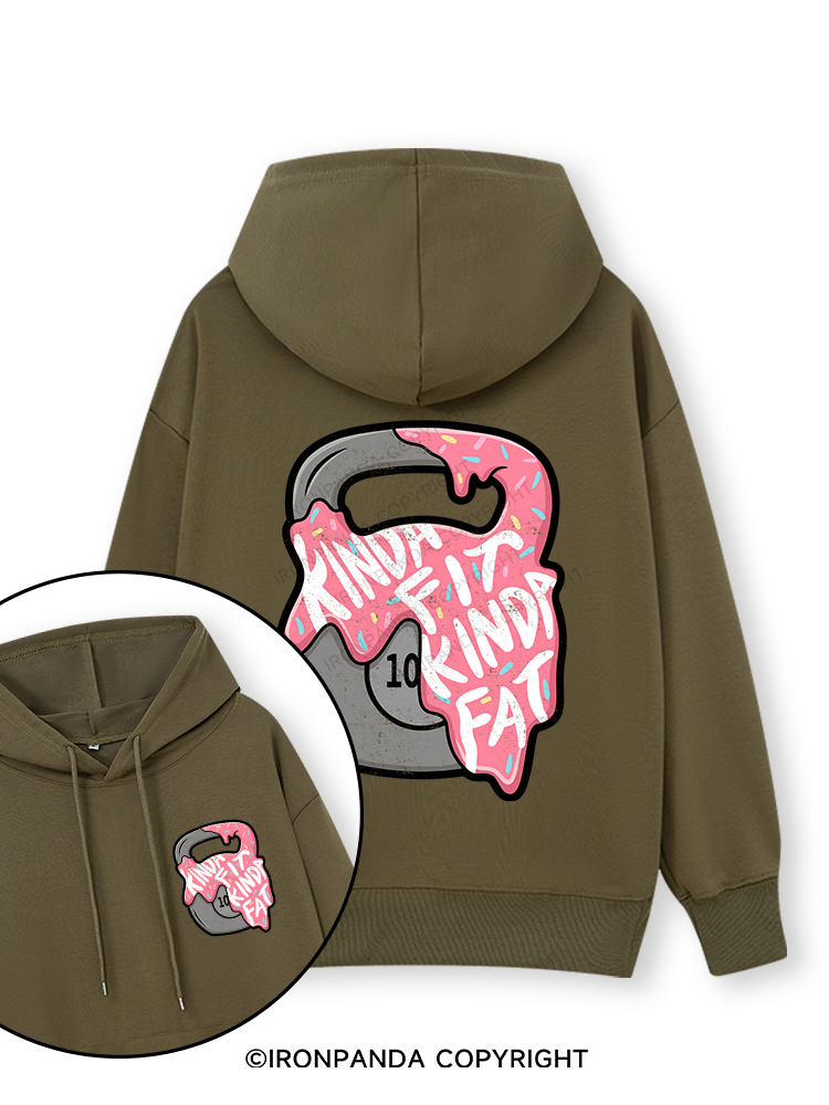 kinda fit sorta fa Double-Sided Printed Classic Gym Hoodie