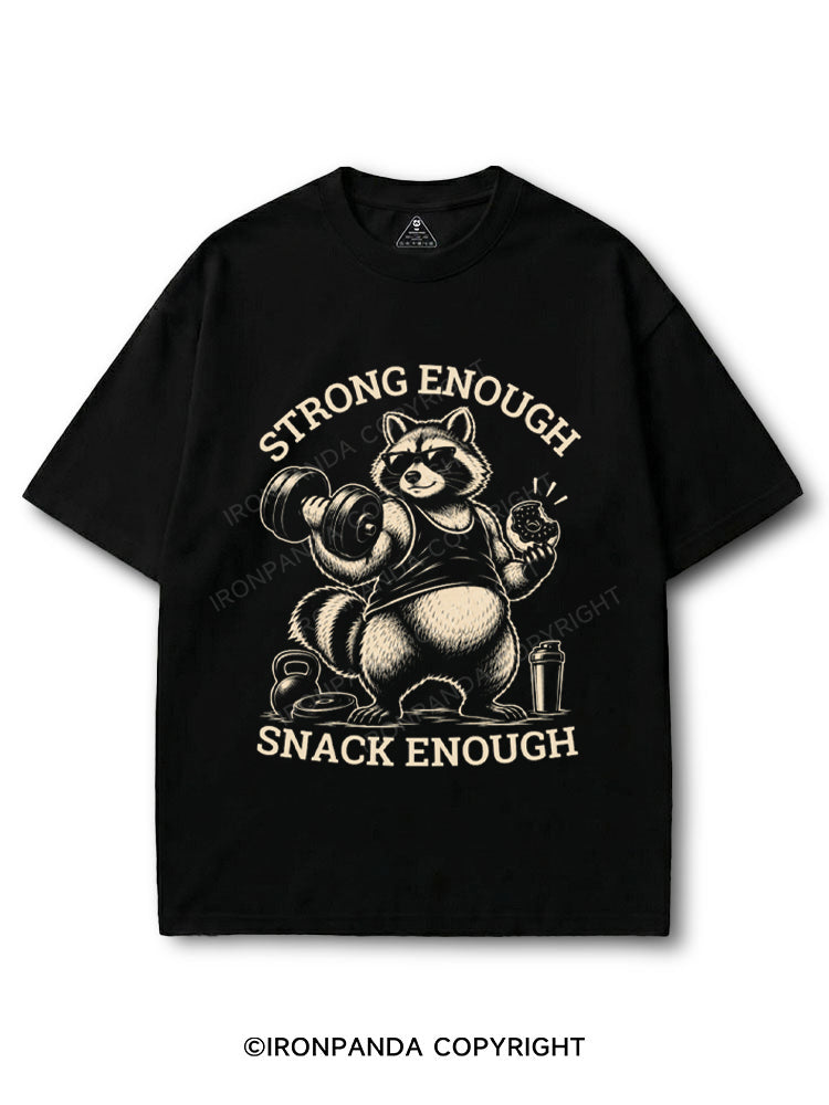 STRONG ENOUGH SNACK ENOUGH COTTON PUMP COVER