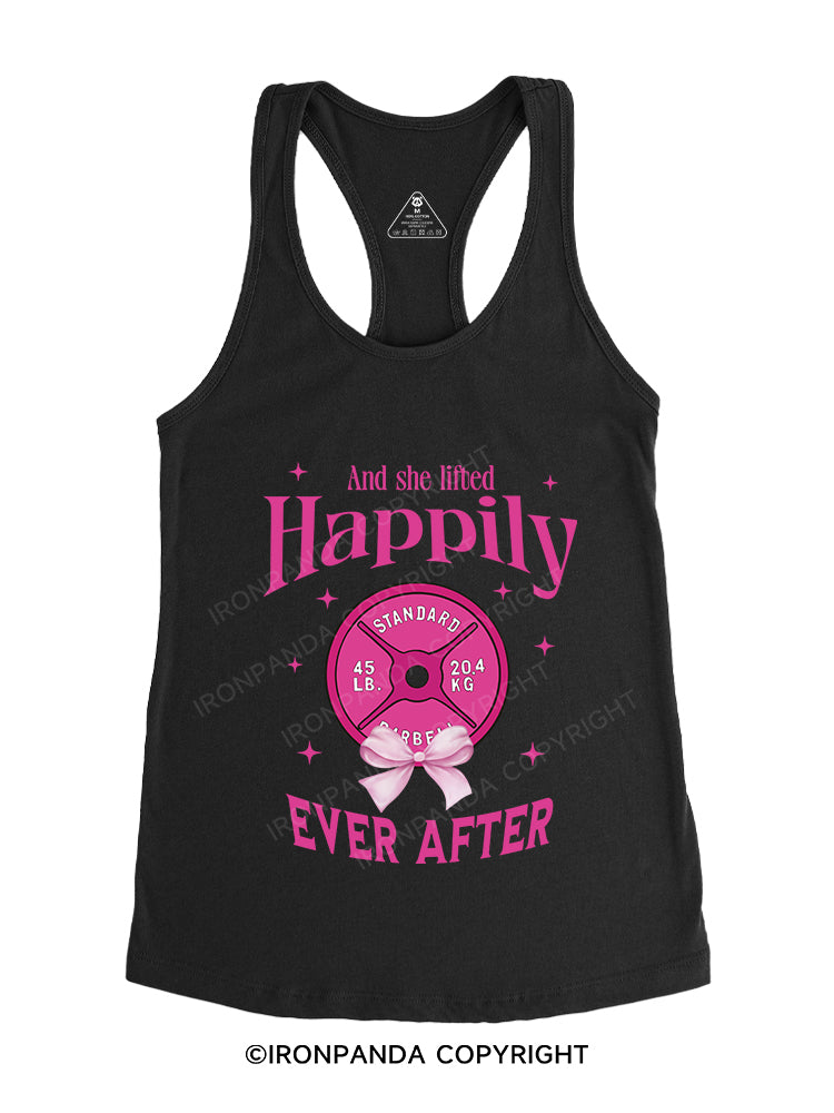 And she lifted Happily EVER AFTER Gym Racerback Tank
