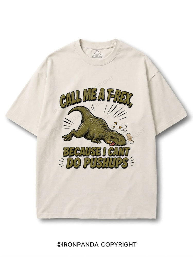 Call Me A T-Rex Because I Cant Do Pushups COTTON PUMP COVER