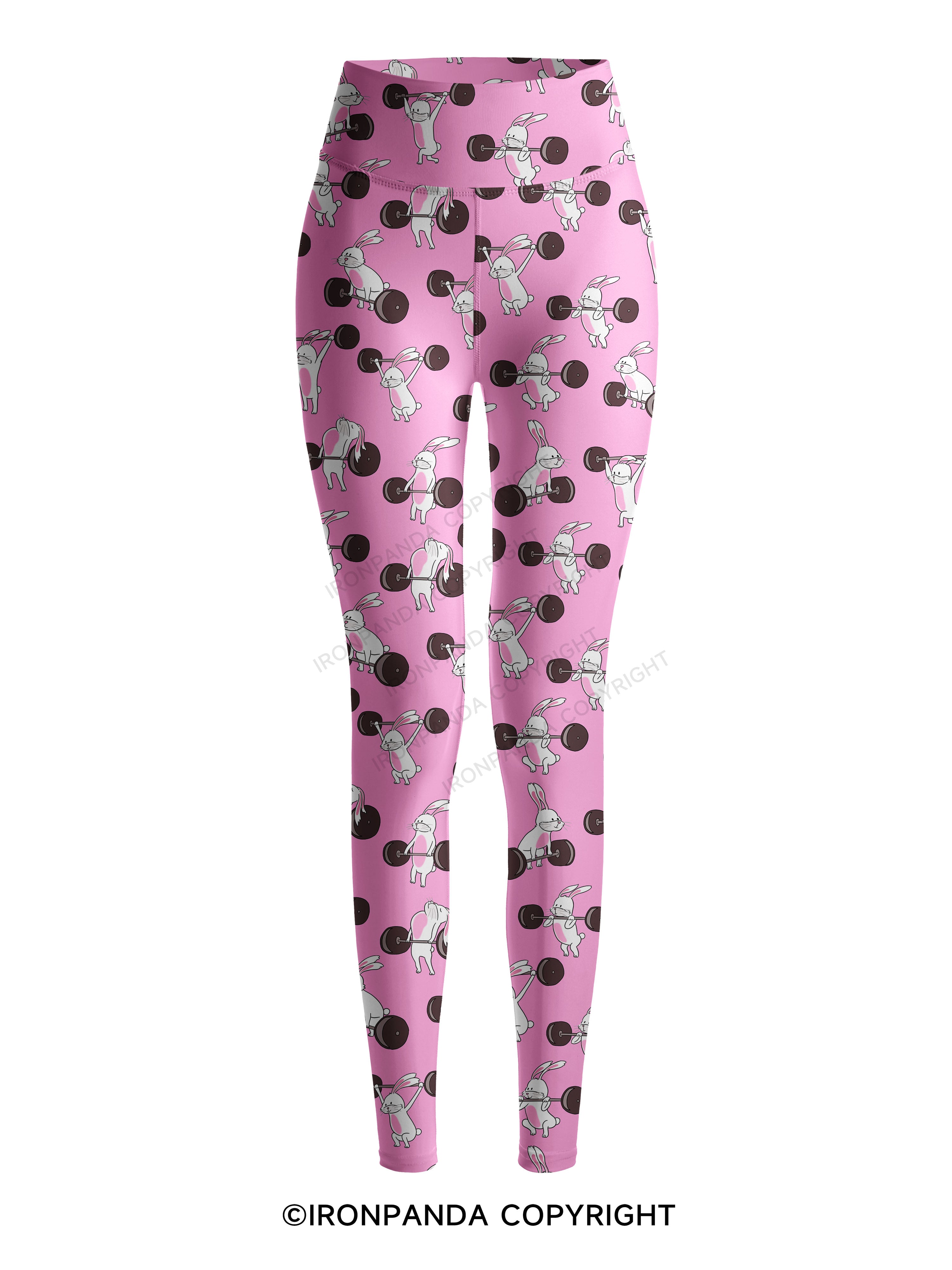 Lift Like Bunny Printed Yoga Pants