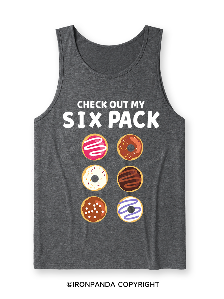 CHECK OUT MY SIX PACK  Ultra Soft Heather Tank