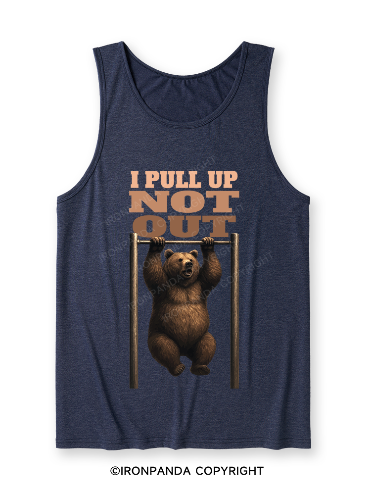 I PULL UP NOT OUT Ultra Soft Heather Tank