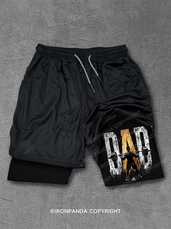 Dad Lifting Performance Training Shorts
