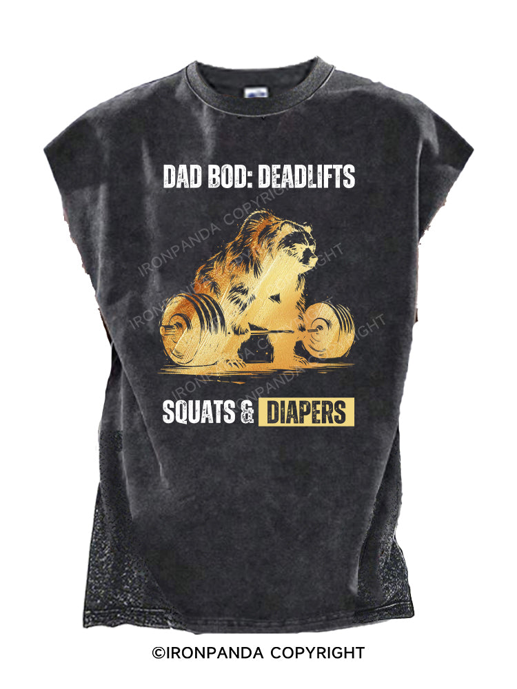 Dad Bod Deadlift Cut Off Tank