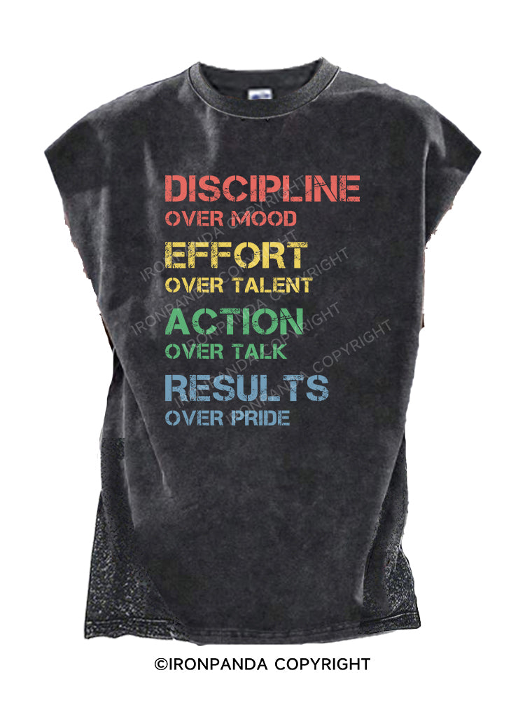 Discipline Over Mood Cut Off Tank