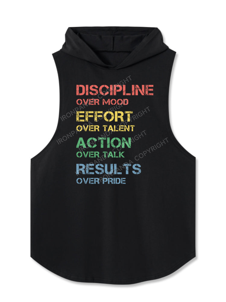 Discipline Over Mood Hooded Tank