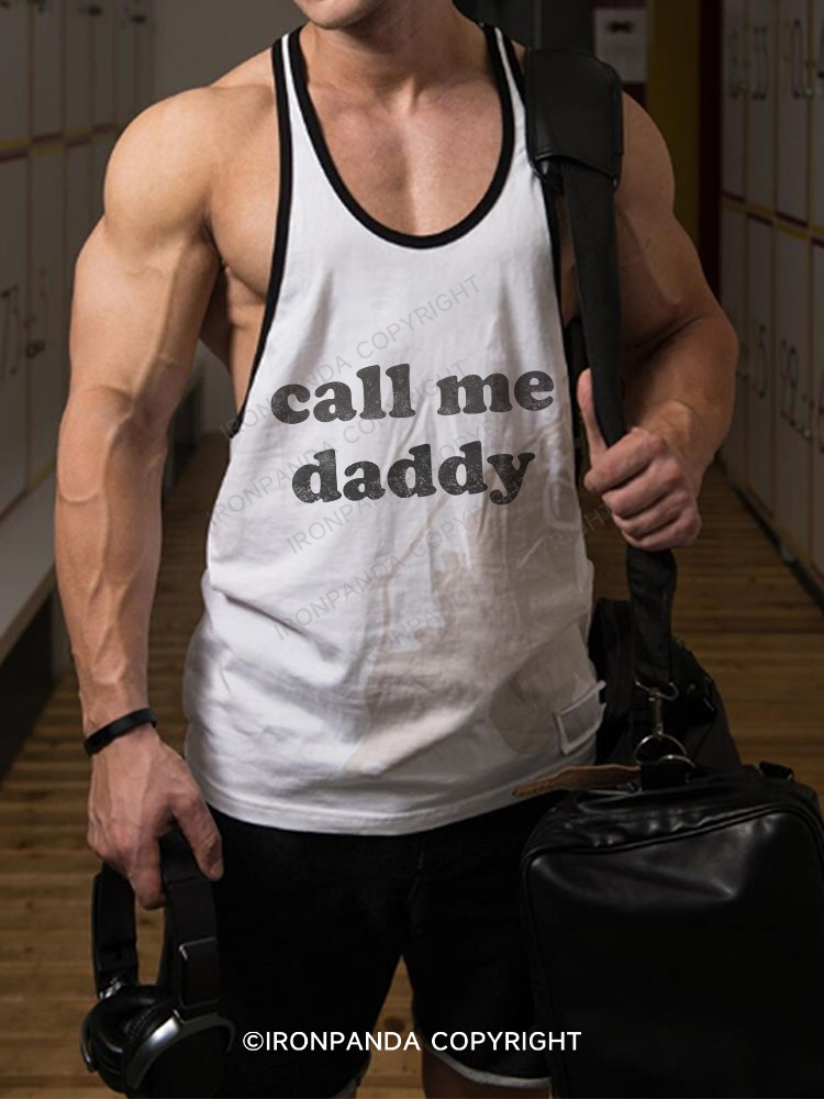 call me daddy Stringer Gym Vest