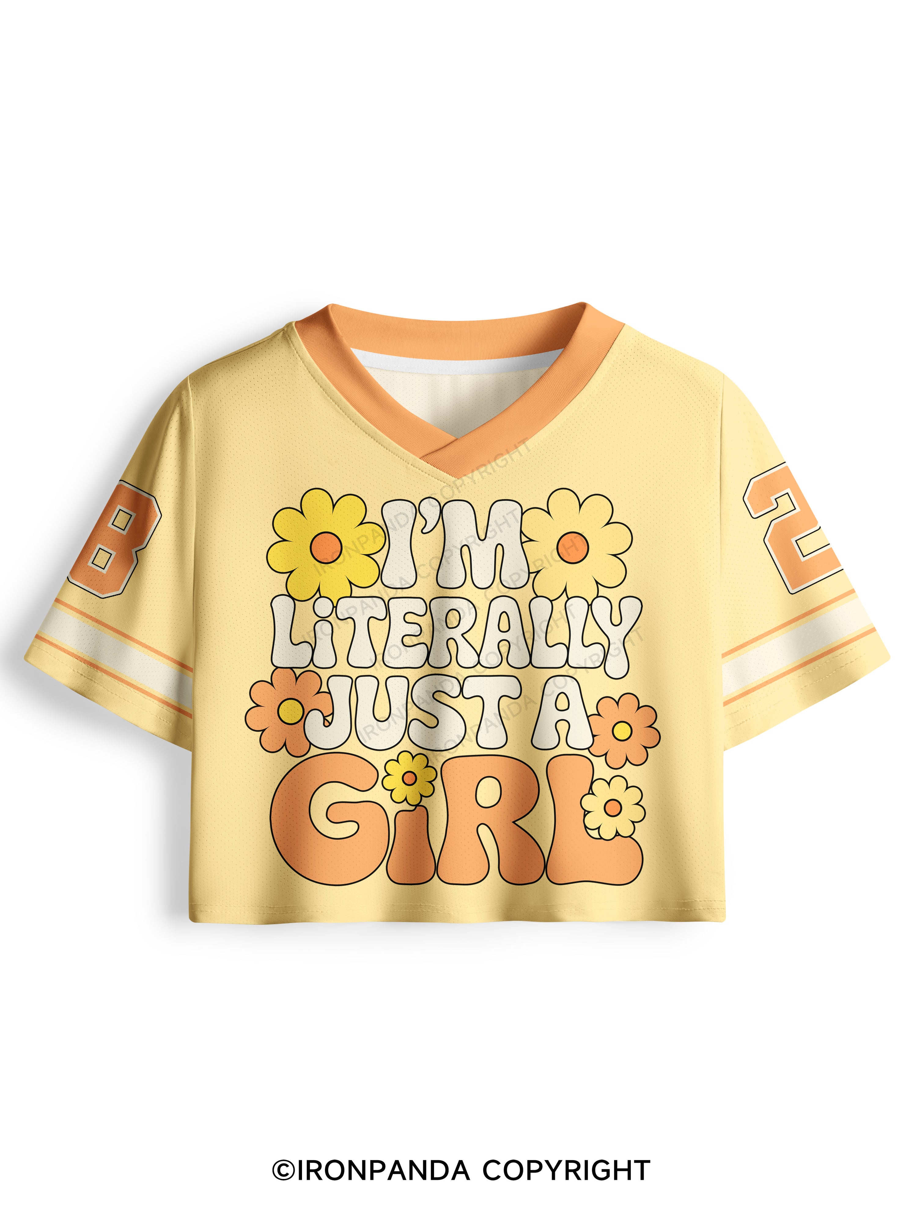 I'M LITERALLY JUST A GIRL FLOWER Pro Mesh Jersey