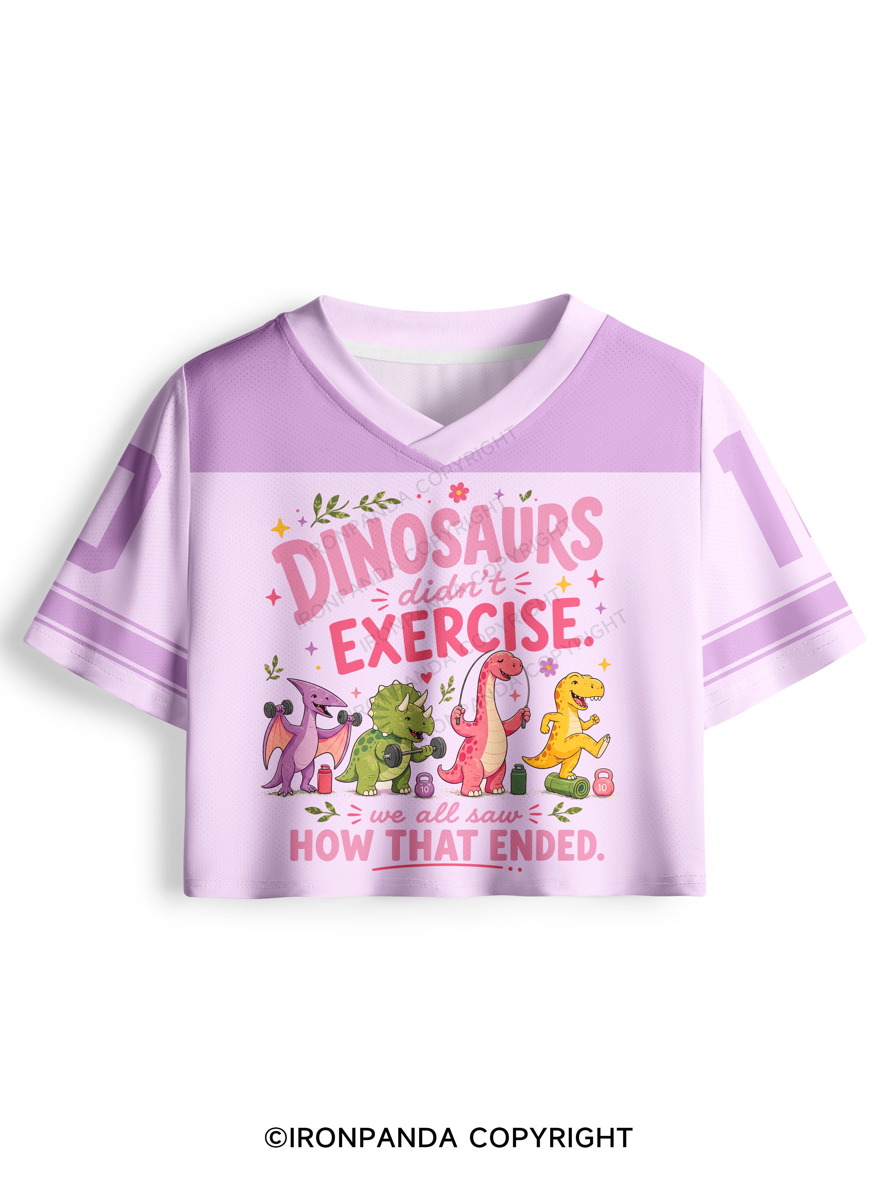 DINOSAURS DIDN'T EXERCISE. WE ALL SAW HOW THAT ENDED FUNNY Pro Mesh Jersey