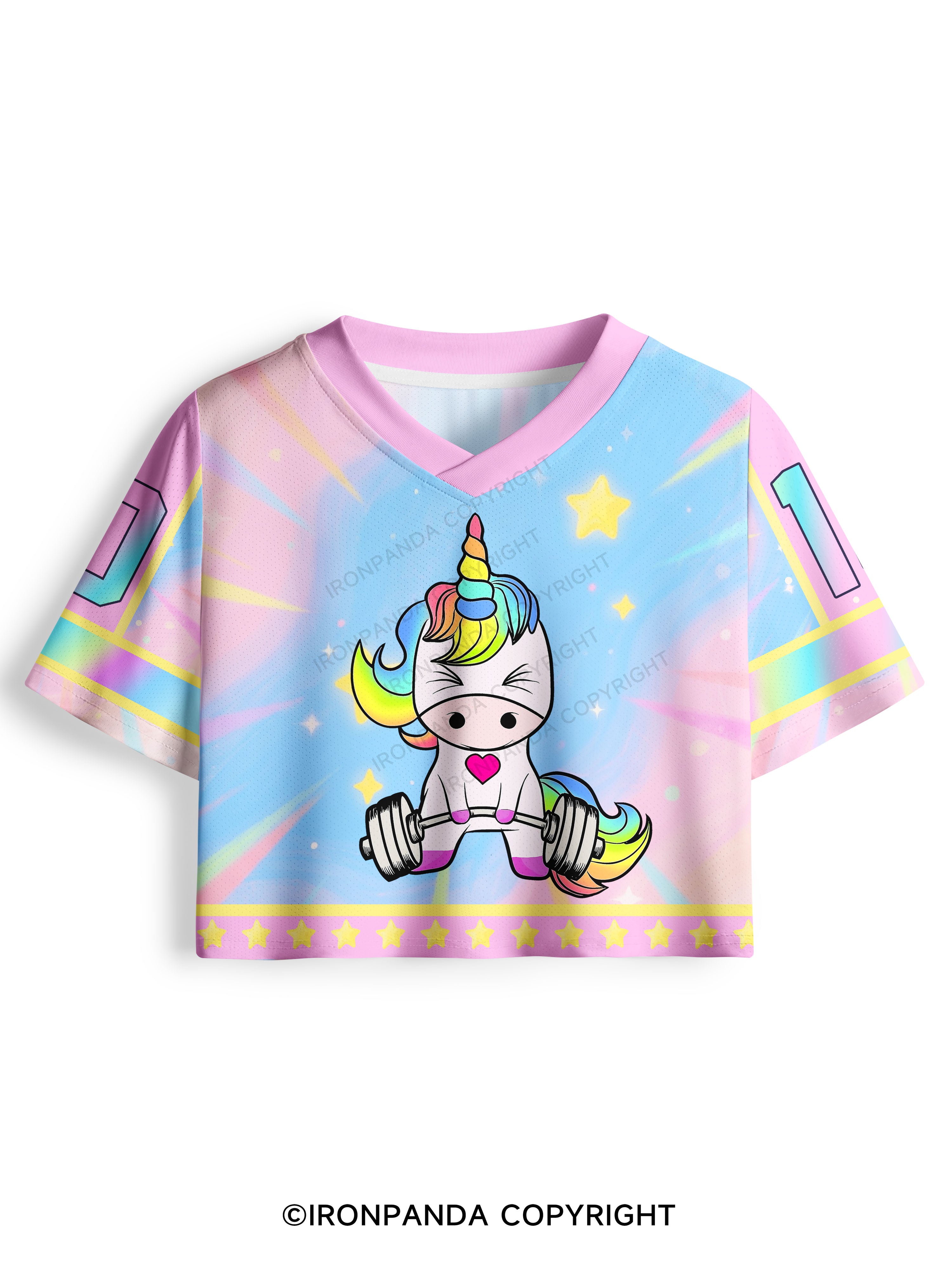 Strong Unicorn Deadlift Heavy Weights Pro Mesh Jersey