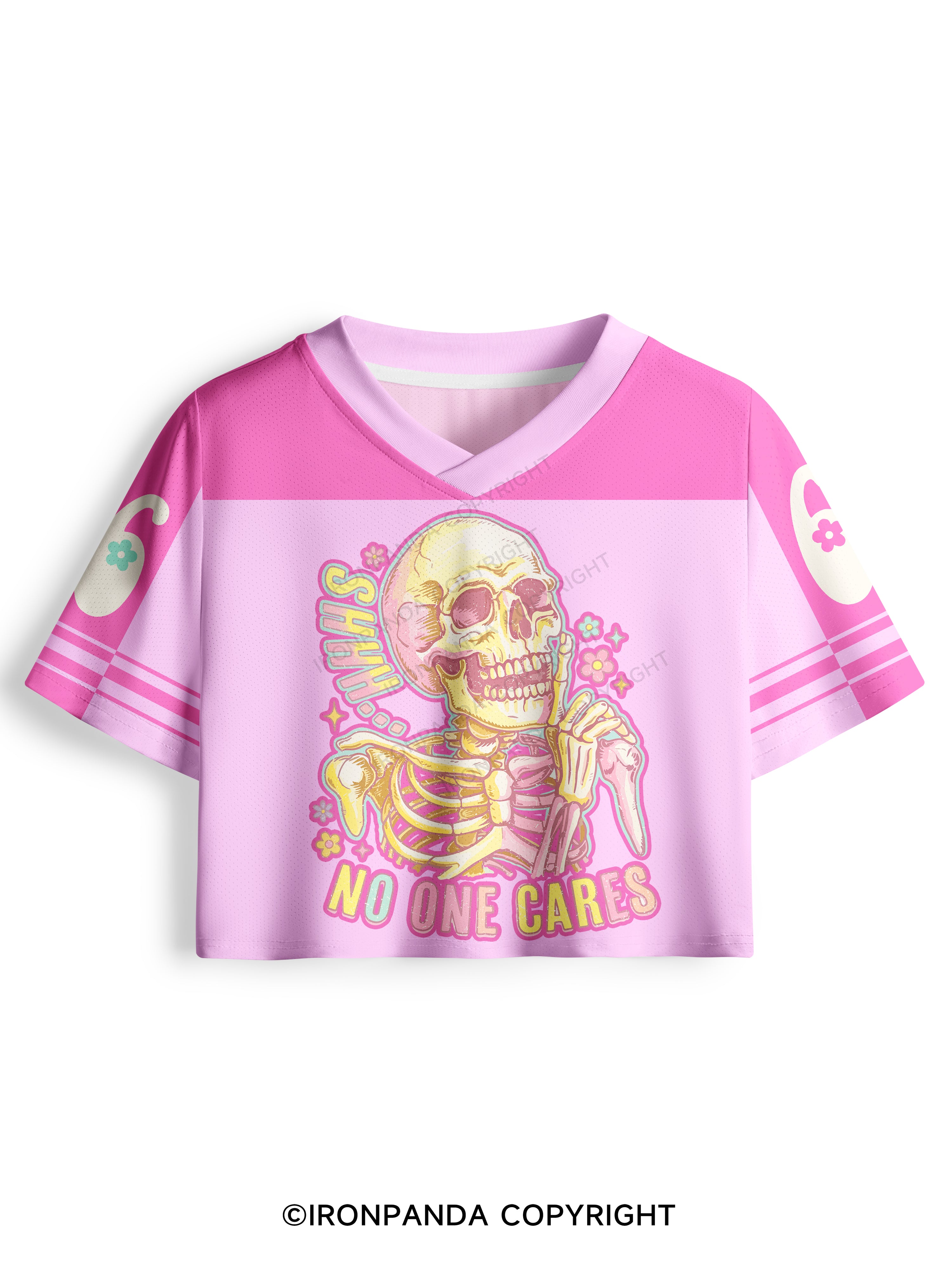 shhh no one cares skeleton Pro Mesh Jersey