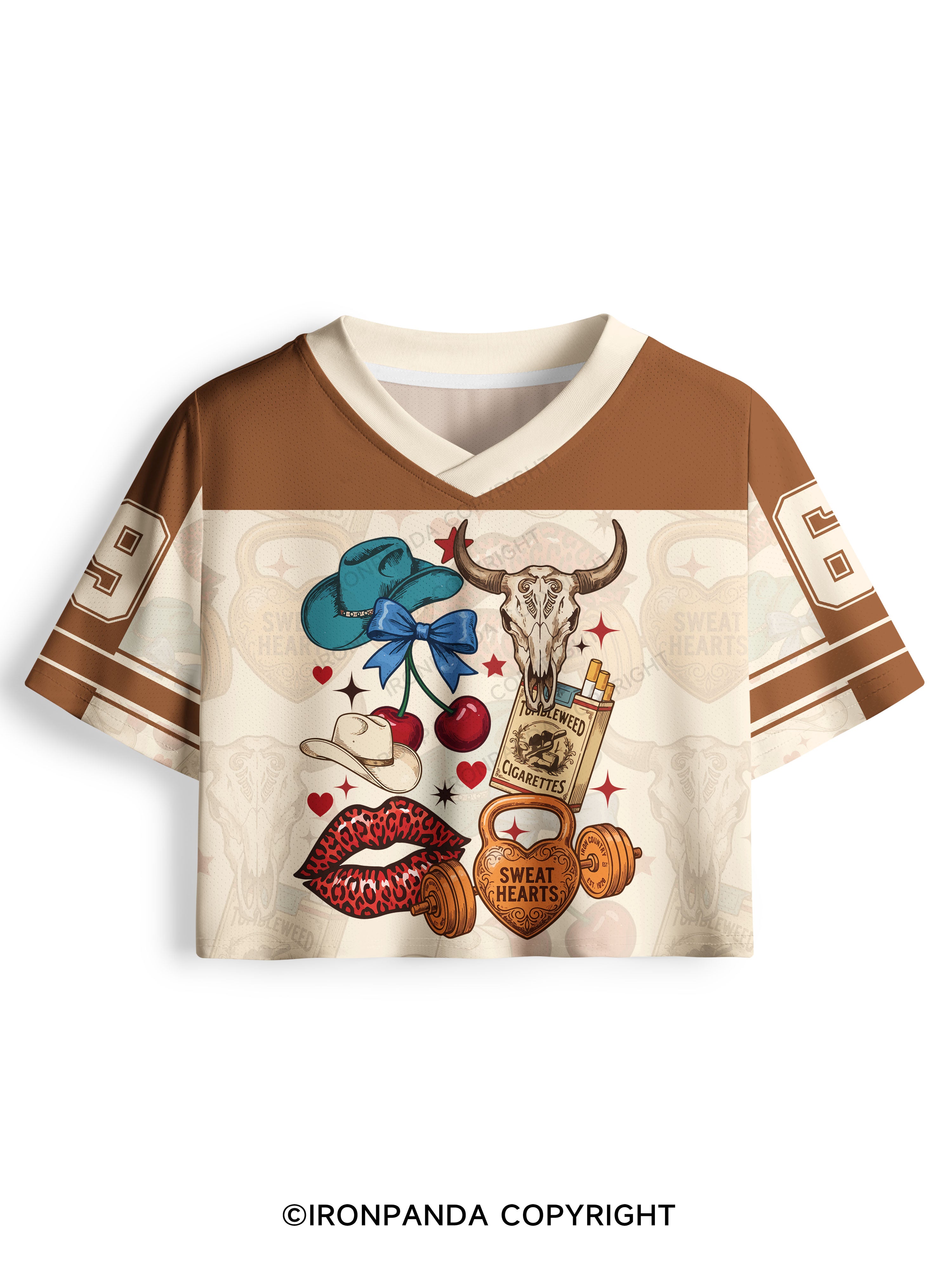 Sweat Hearts Western Gym Pro Mesh Jersey
