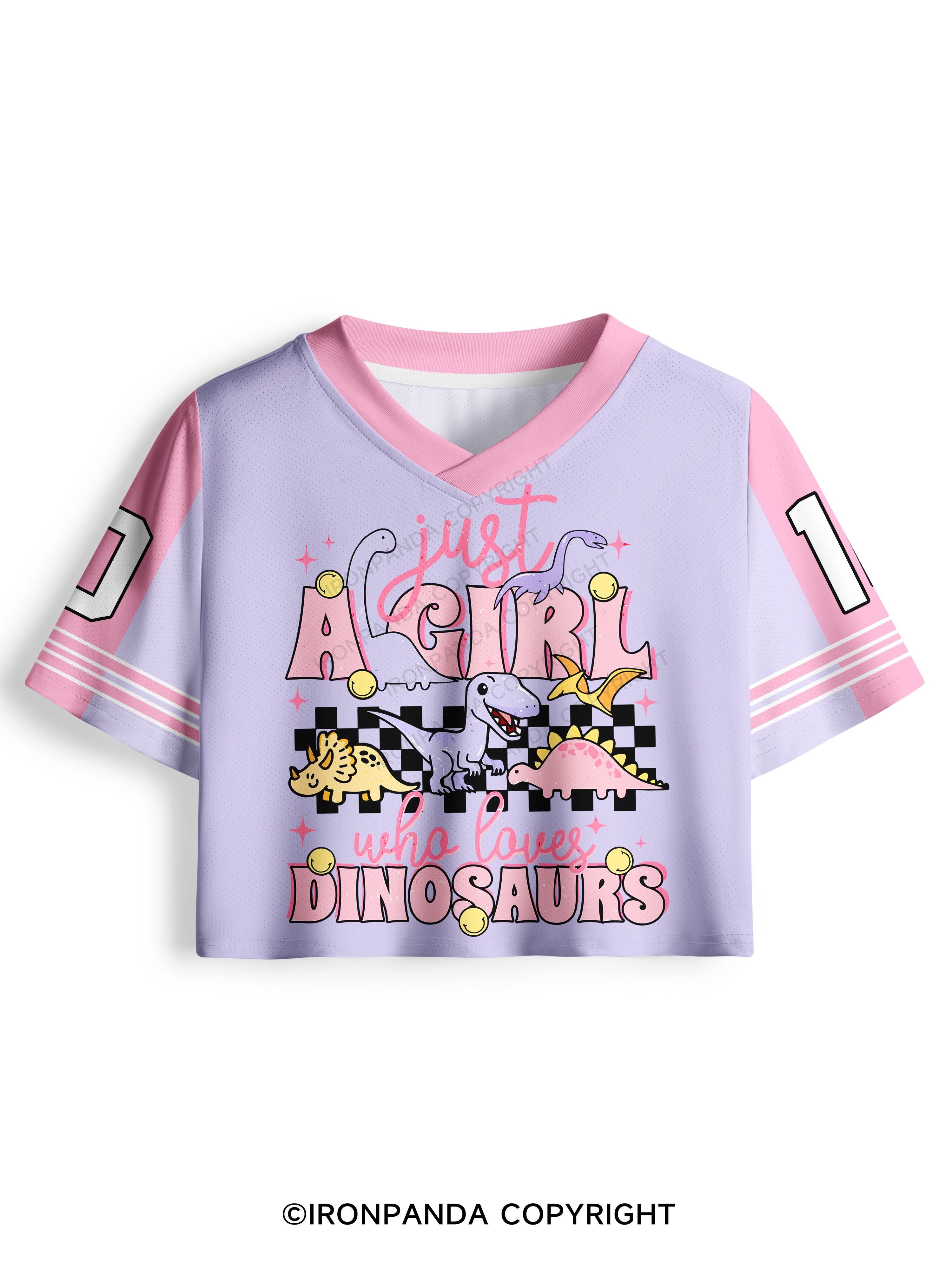 Just A Girl Who Loves Dinosaurs Pro Mesh Jersey