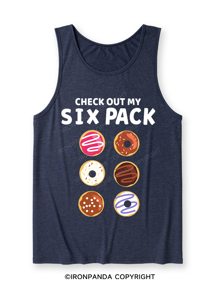CHECK OUT MY SIX PACK  Ultra Soft Heather Tank