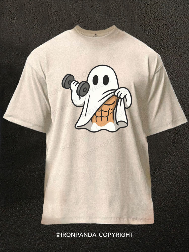 Ghost Weightlifting Washed Gym Shirt