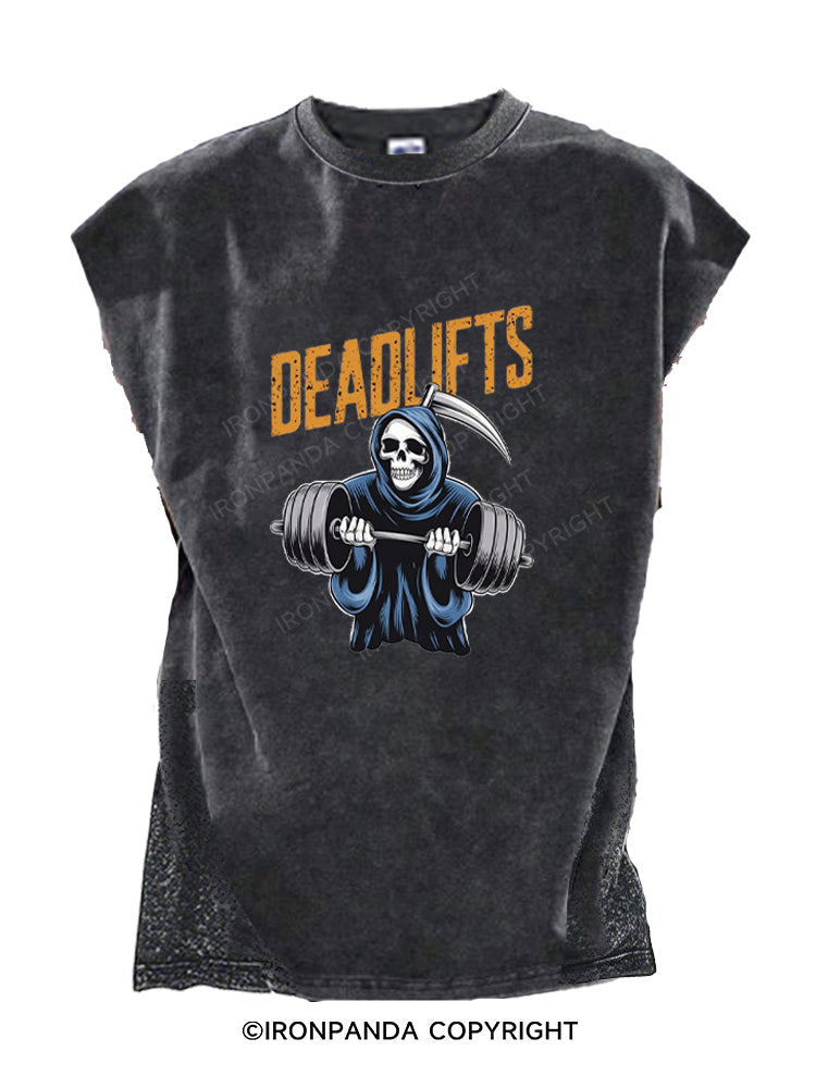 REAPER DEADLIFT Meme humor Cut Off Tank