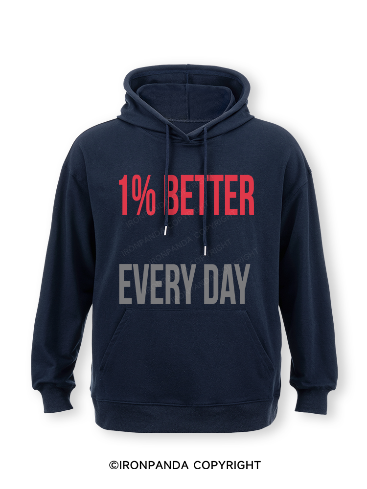 1% Better Every Day Classic Gym Hoodie