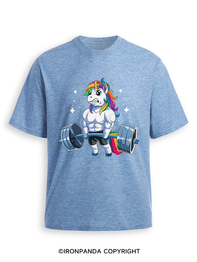 Weightlifting Unicorn Ultra Soft Heather T-Shirt
