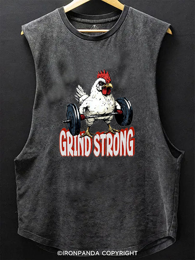 Grind Strong Scoop Bottom Cotton Tank
