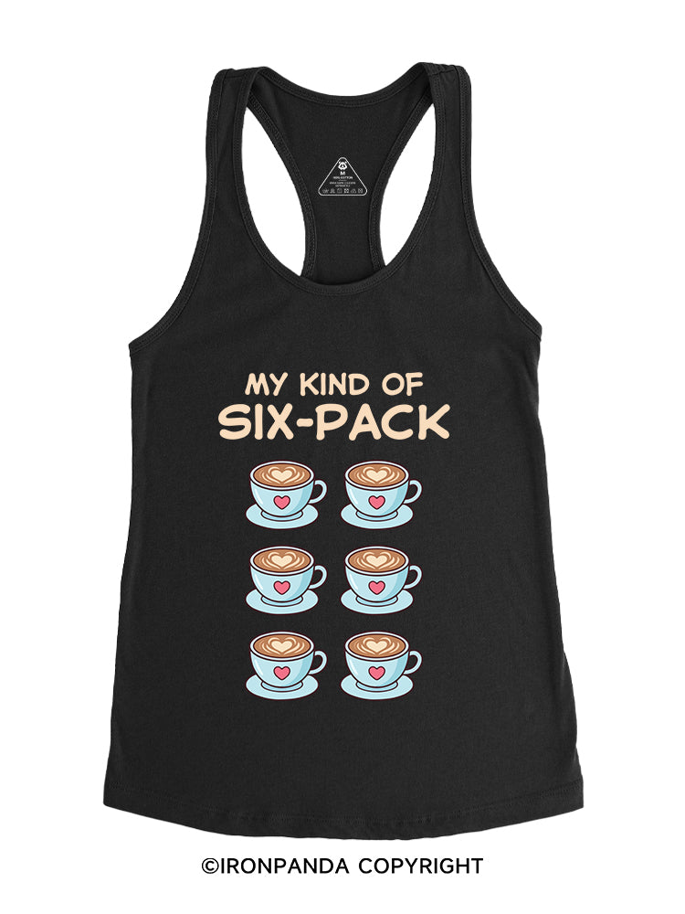 MY KIND OF SIX-PACK COFFEE LOVER Gym Racerback Tank