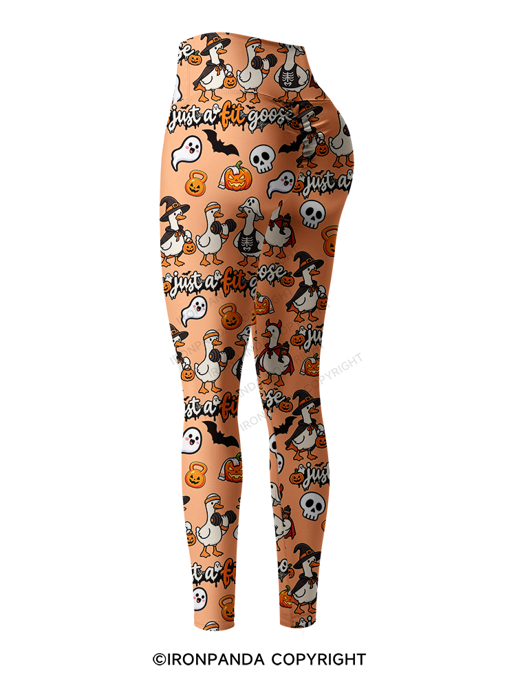 Just a Fit Goose Printed Yoga Pants