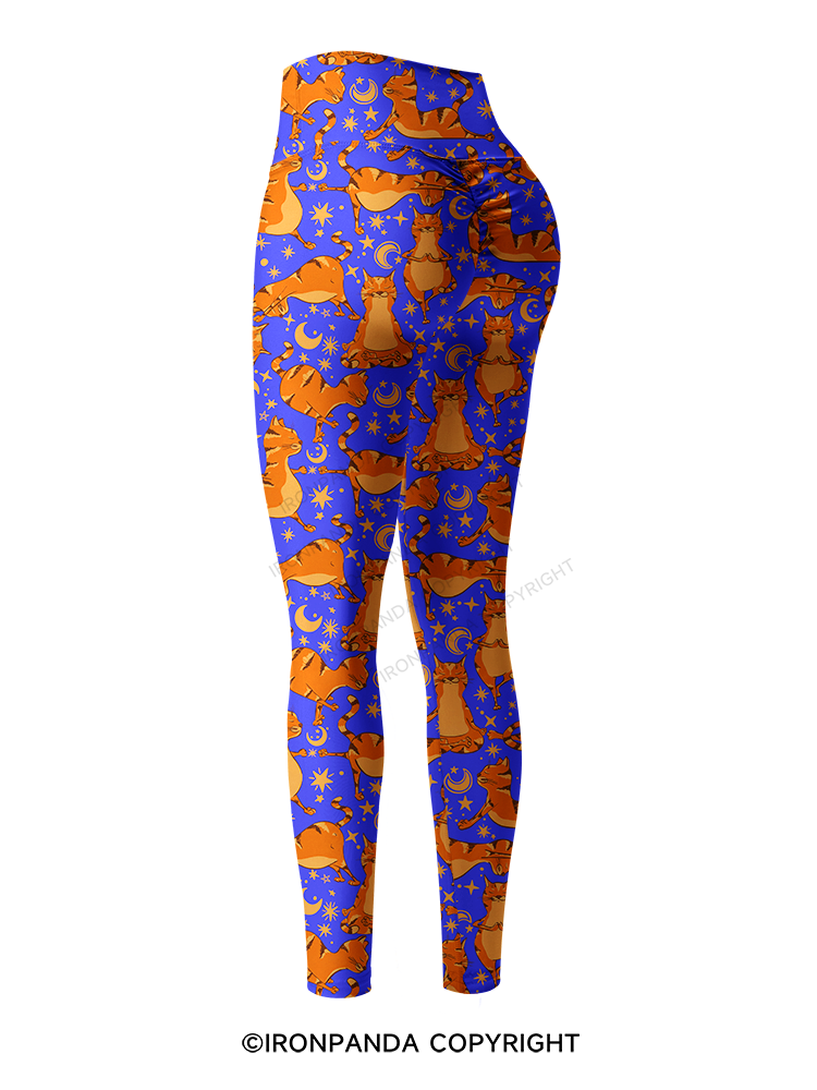 Yoga cats Printed Yoga Pants