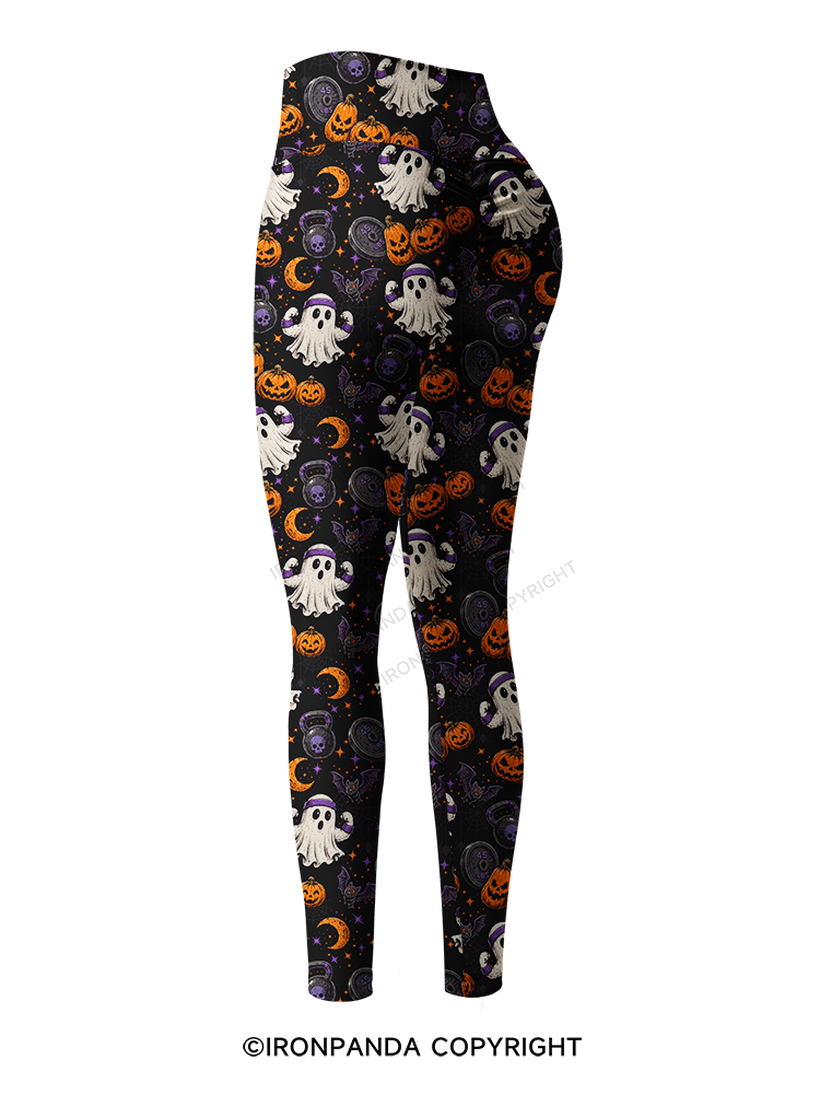 Creep It Lifting Halloween Printed Yoga Pants