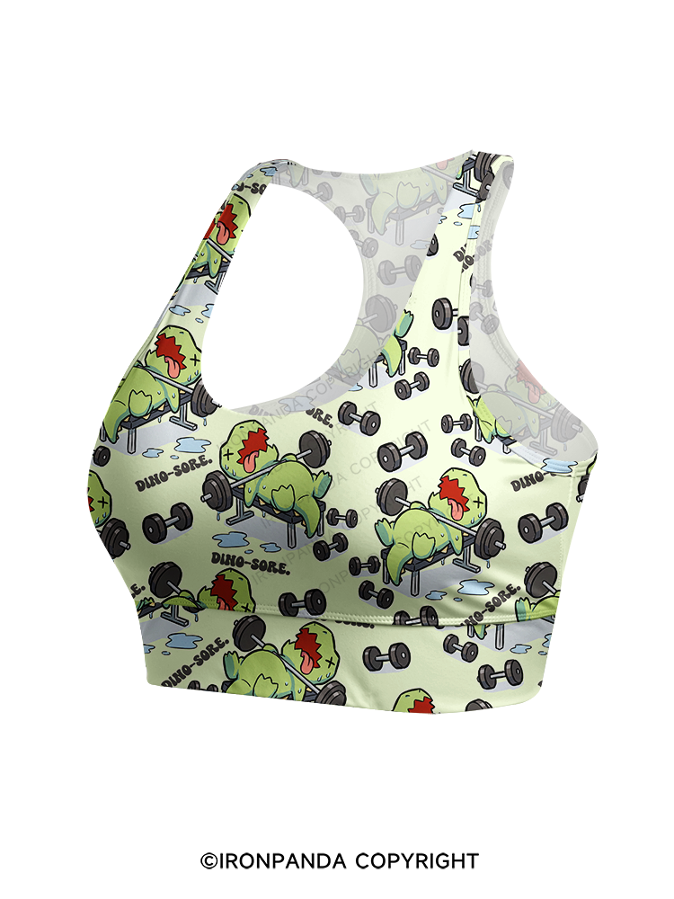 DINO-SORE Racerback Sports Bra