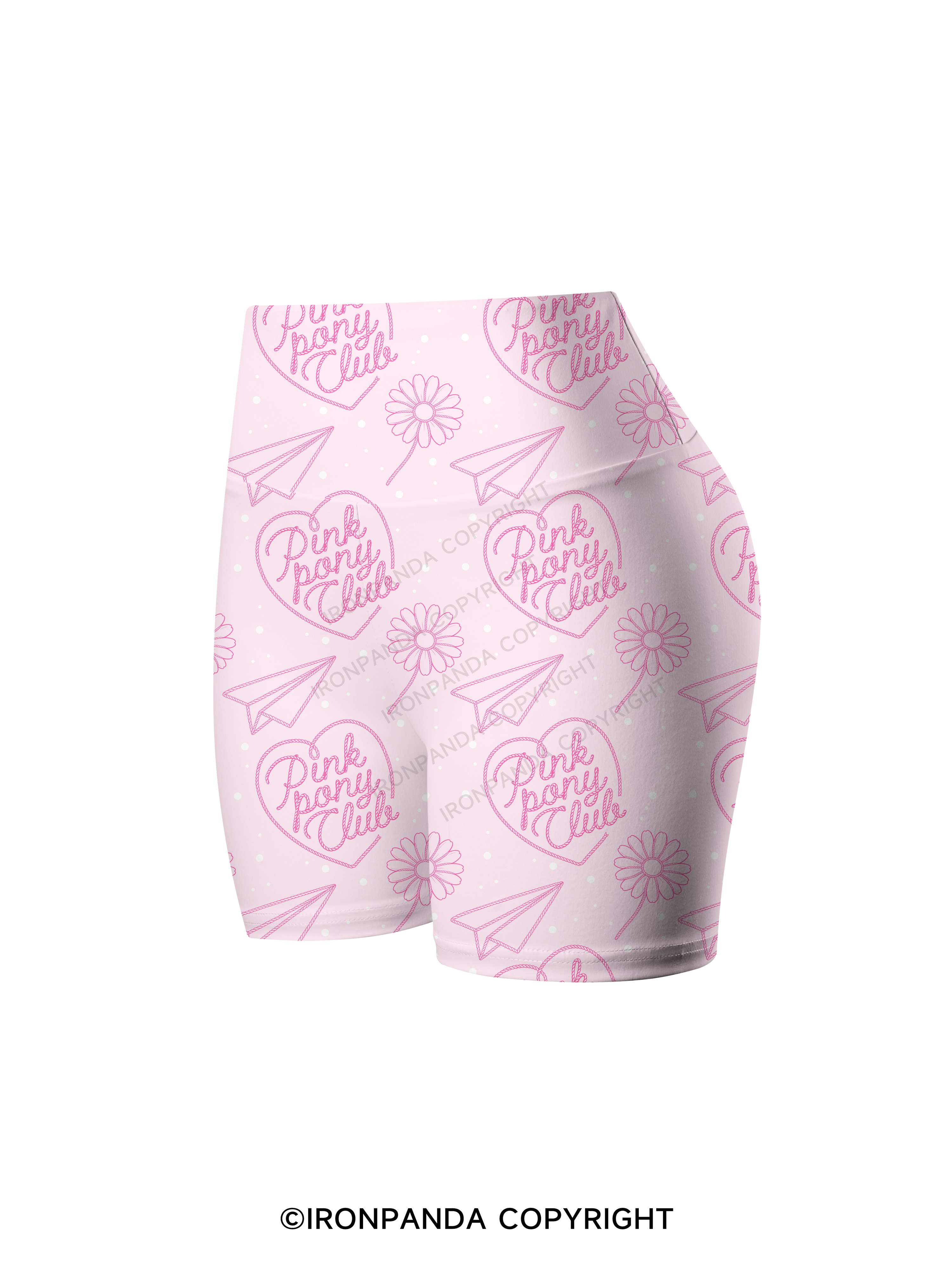 PINK PONY CLUB Printed Yoga Cycling Shorts