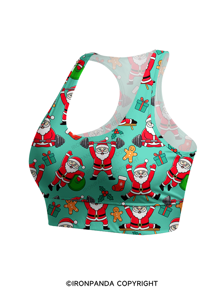 Santa Fitness Collection Racerback Sports Bra
