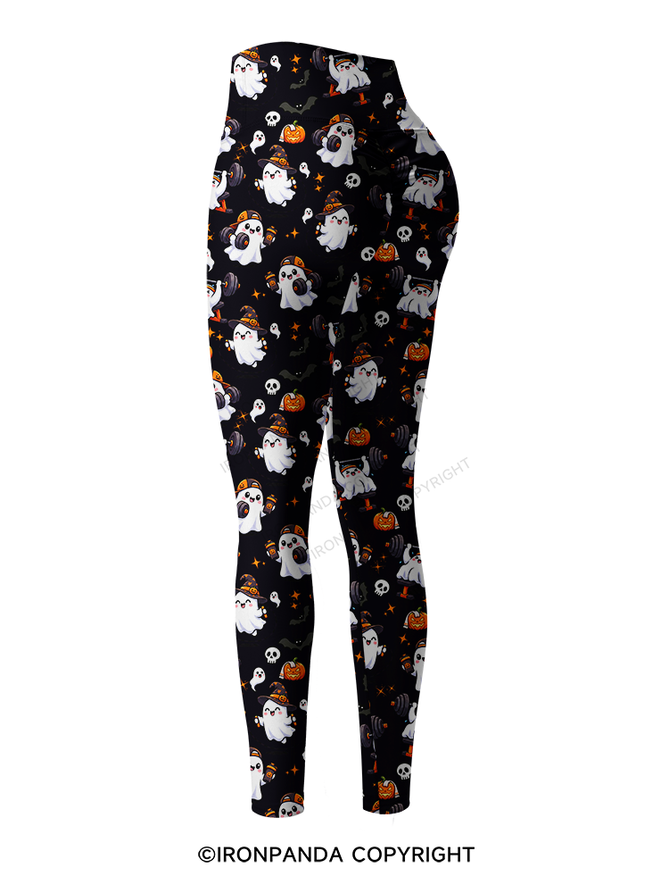 Cute Spooky Workout Printed Yoga Pants