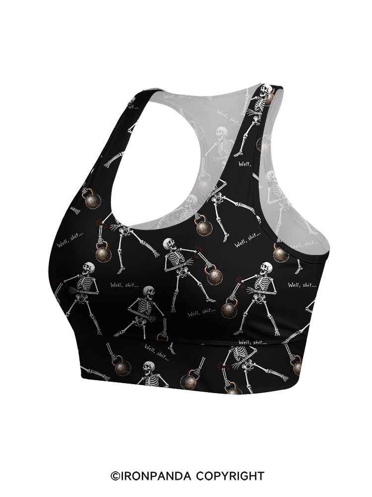 Well Shit... Racerback Sports Bra