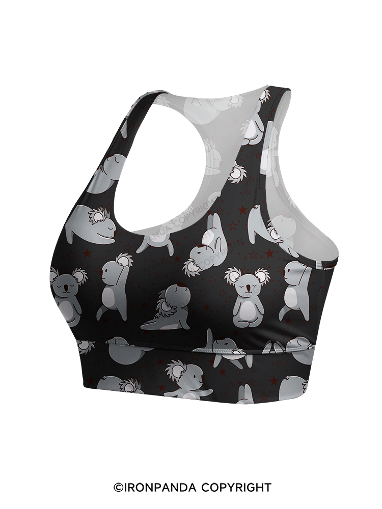 YOGA KOALAS Racerback Sports Bra
