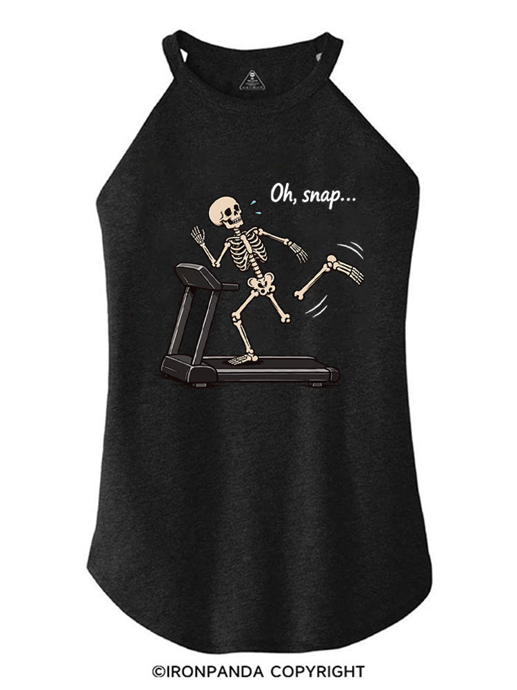 Oh Snap Funny Skeleton ROCKER COTTON TANK