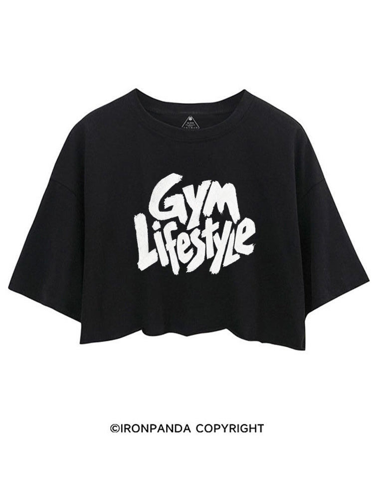 GYM LIFESTYLE FITNESS WORKOUT MOTIVATION CROP TOPS