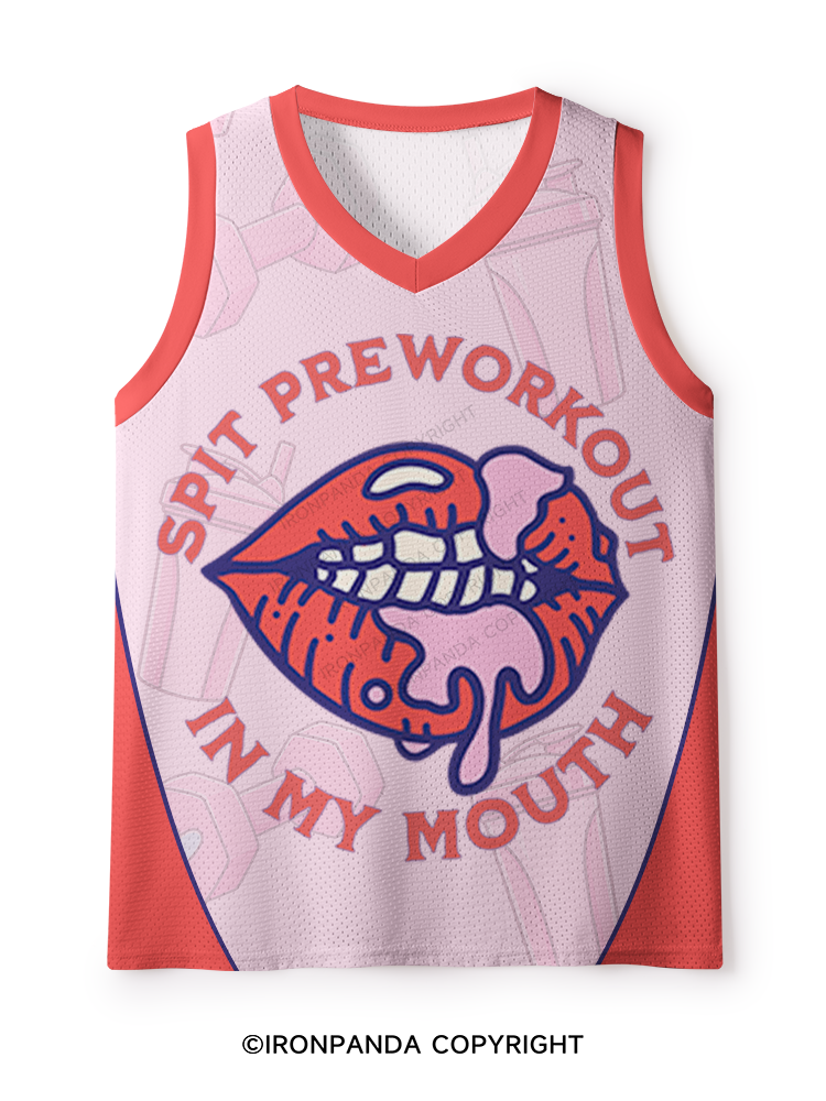 Spit Preworkout In My Mouth Mesh Tank Top