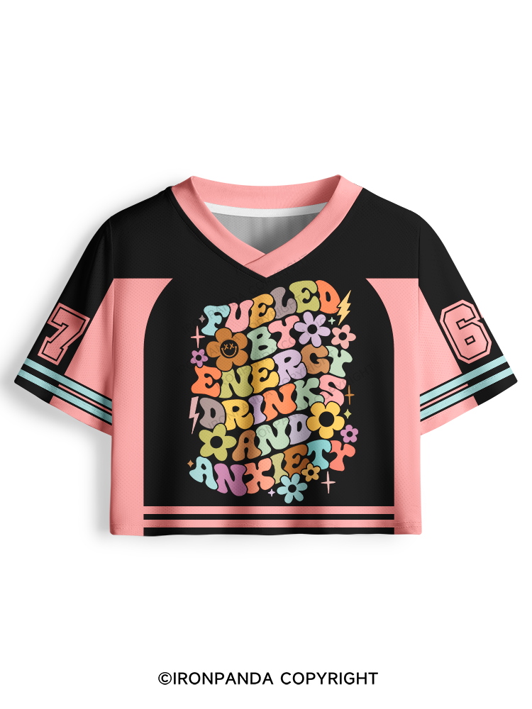 Fueled By Energy Drinks And Anxiety Pro Mesh Jersey