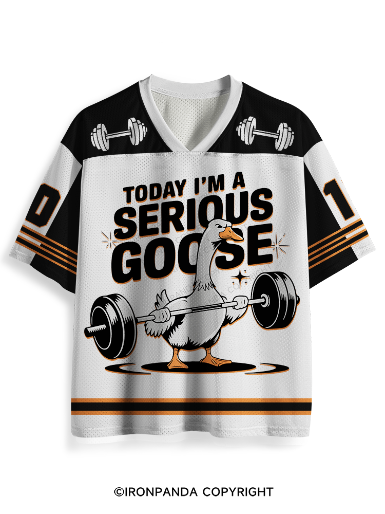 TODAY I'M A SERIOUS GOOSE DEADLIFT Mesh Jersey