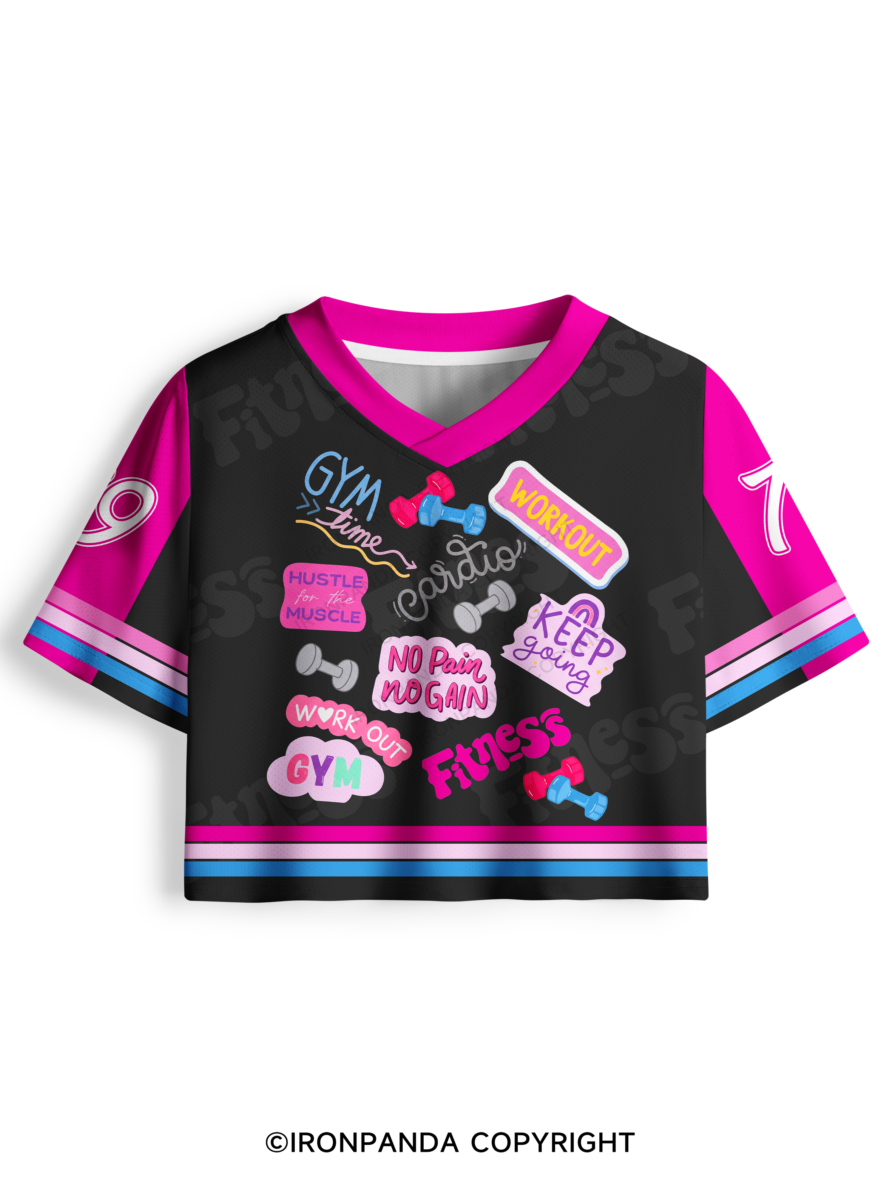 Colorful Fitness Lifestyle Pro Mesh Jersey