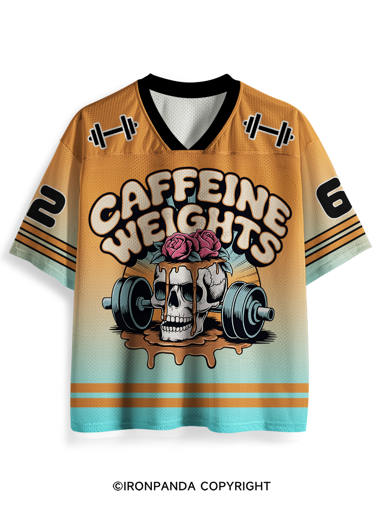 Caffeine weights skeleton Mesh Jersey