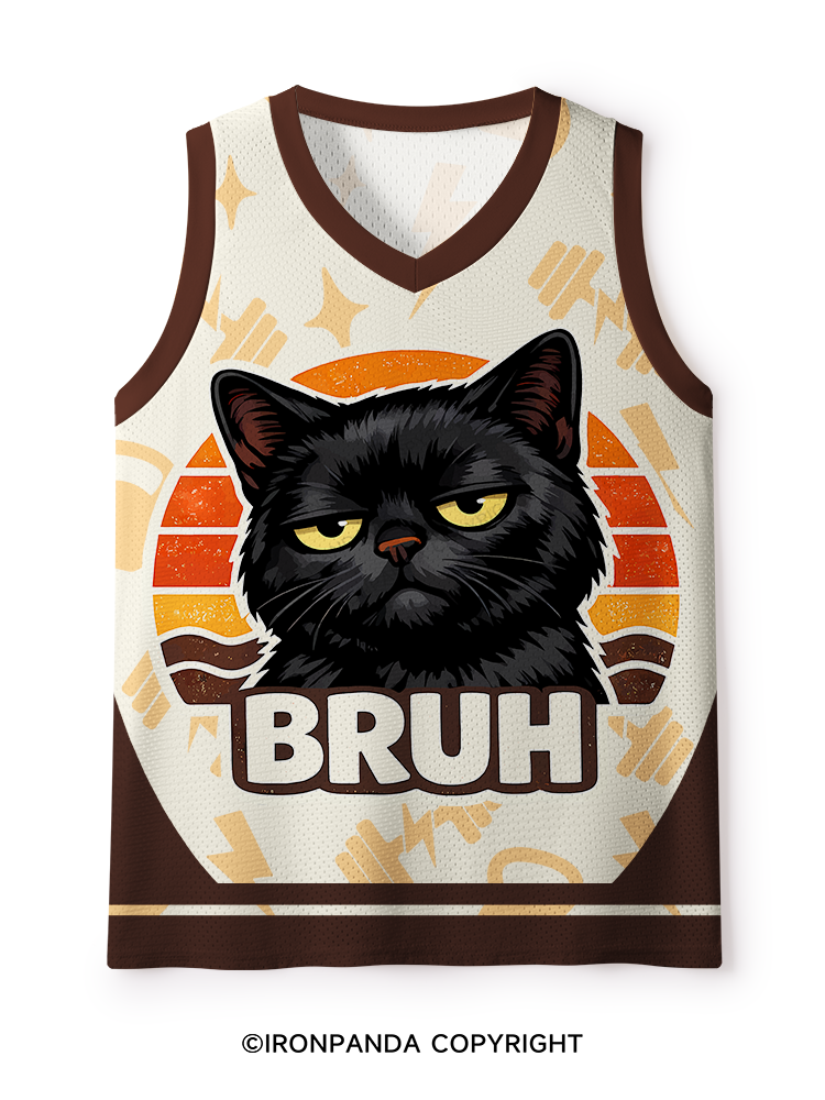 BRUH CAT Mesh Tank Top
