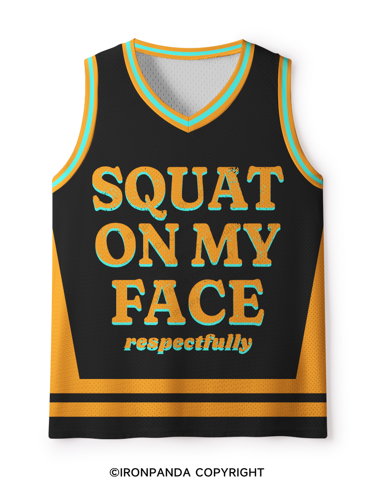 squat on my face respectfully Mesh Tank Top