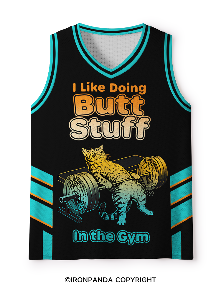 I LIKE DOING BUTT STUFF IN THE GYM Mesh Tank Top