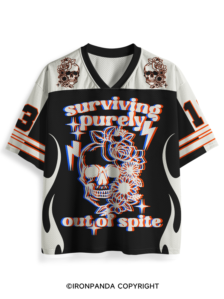 SURVIVING PURELY OUT OF SPITE Mesh Jersey